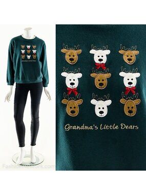 Santa's Reindeers Christmas Sweatshirt